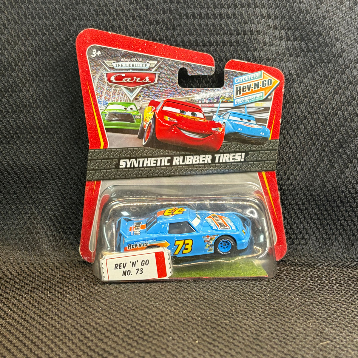 Disney Pixar Cars No. 73 Rev 'n' Go Synthetic Rubber Tires
