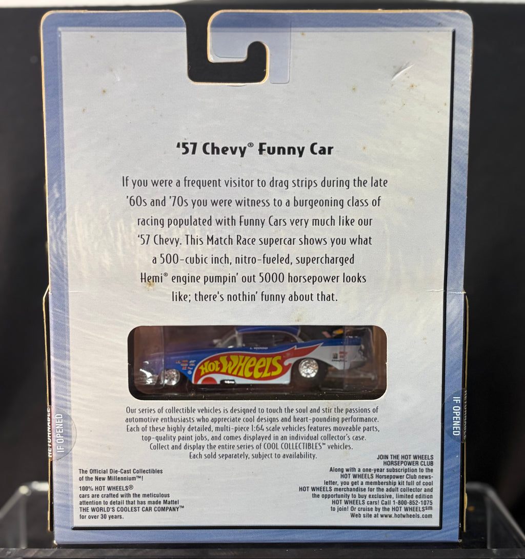 100% Hot Wheels 1957 Chevy Funny Car