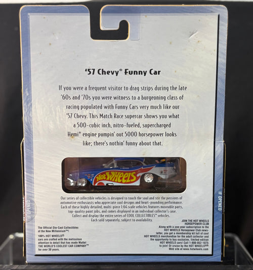 100% Hot Wheels 1957 Chevy Funny Car