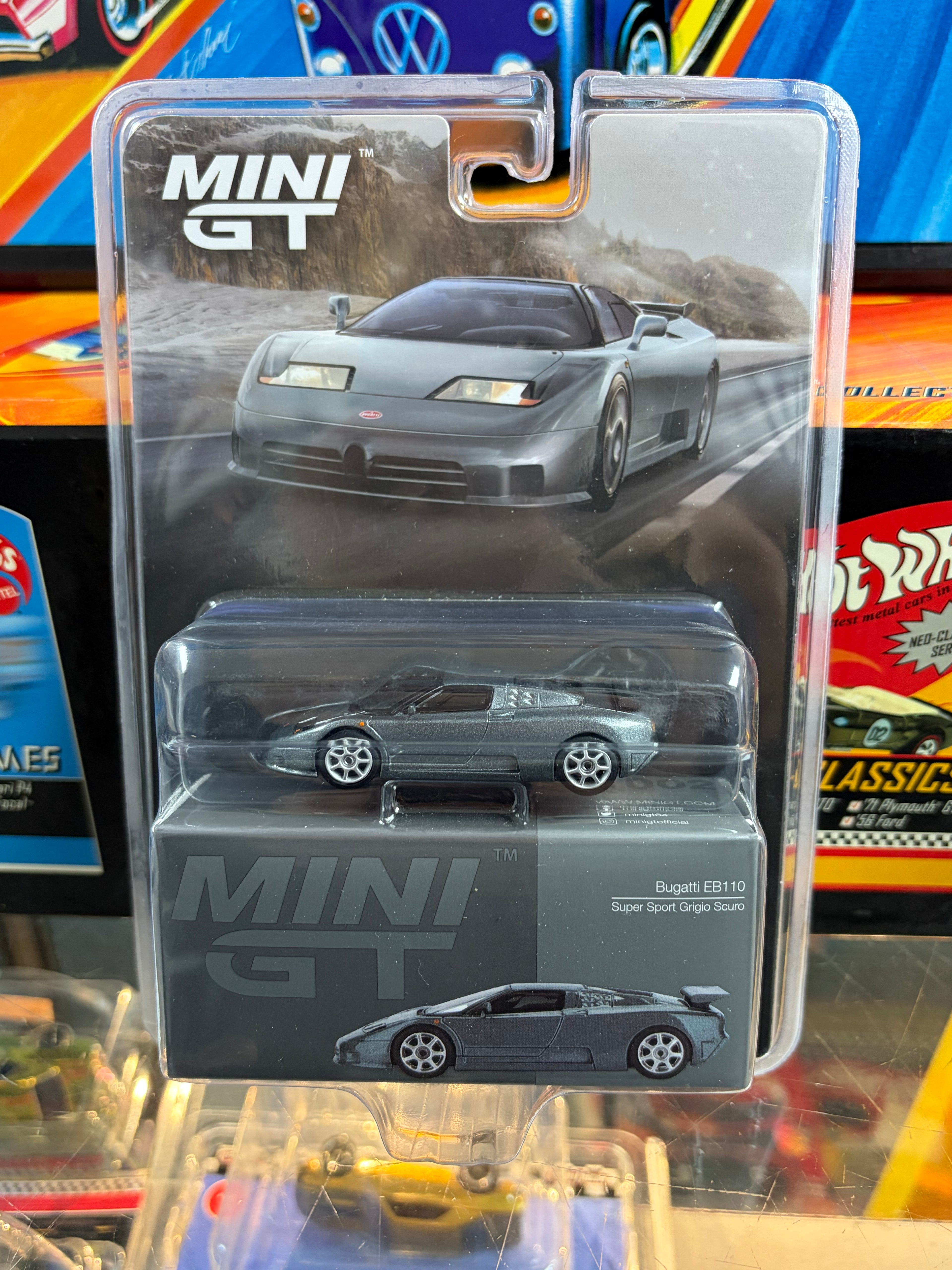 Mini Gt Bugatti EB110 Super Sport Grigio Scuro #1002