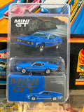 Mini GT #1138 Ford Mustang Mach 1 Grabber Blue