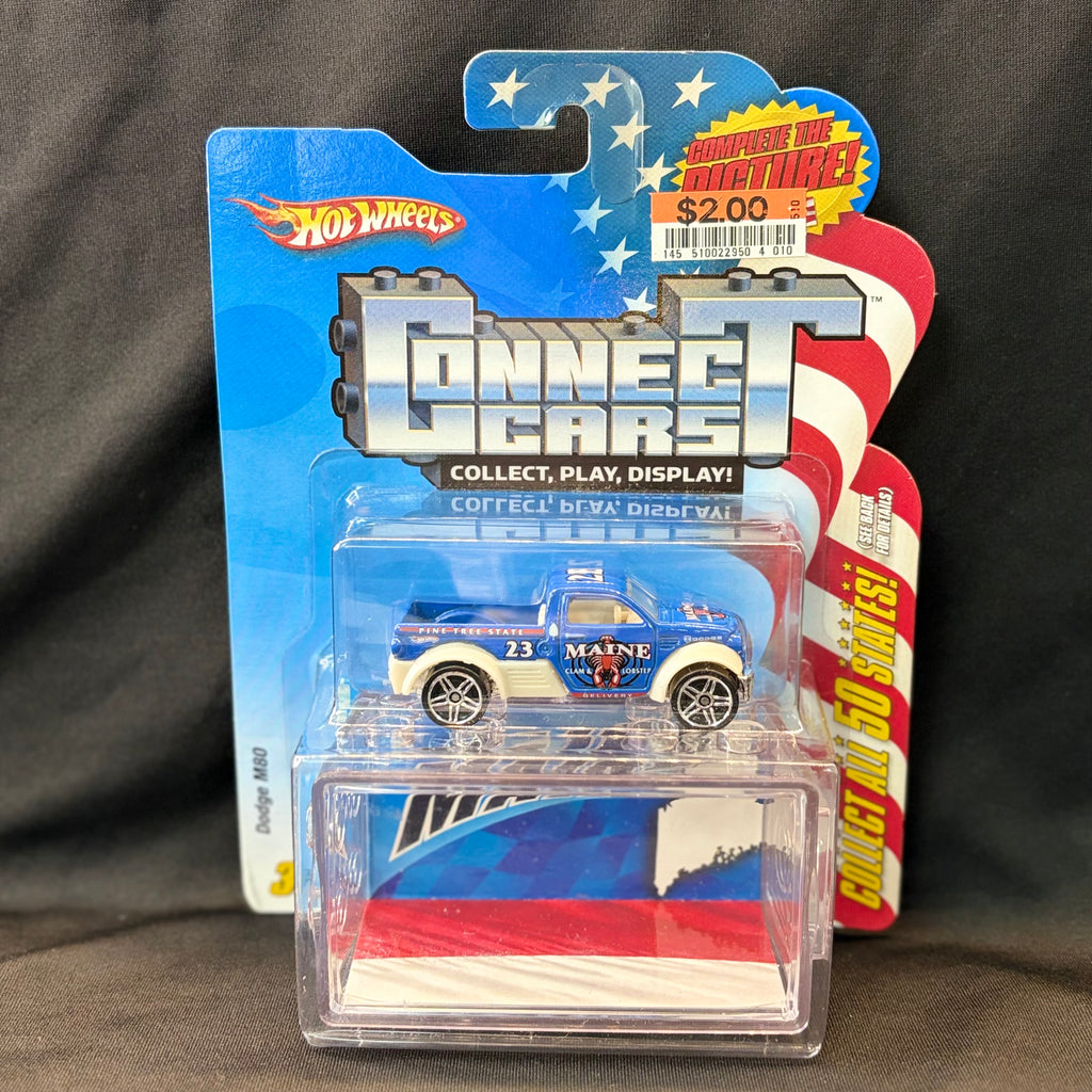 Hot Wheels Connect Cars – Dodge M80 – Maine – #23 of 50 1:64 (Blue)