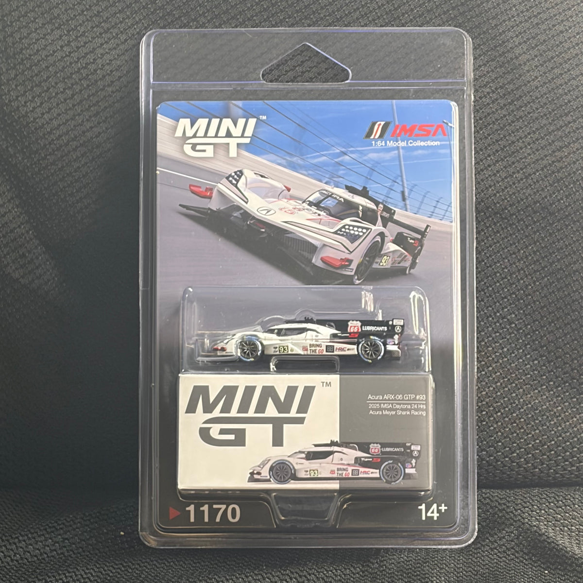 MINI GT #1170 Acura ARX-06 GTP #93 2025 Daytona