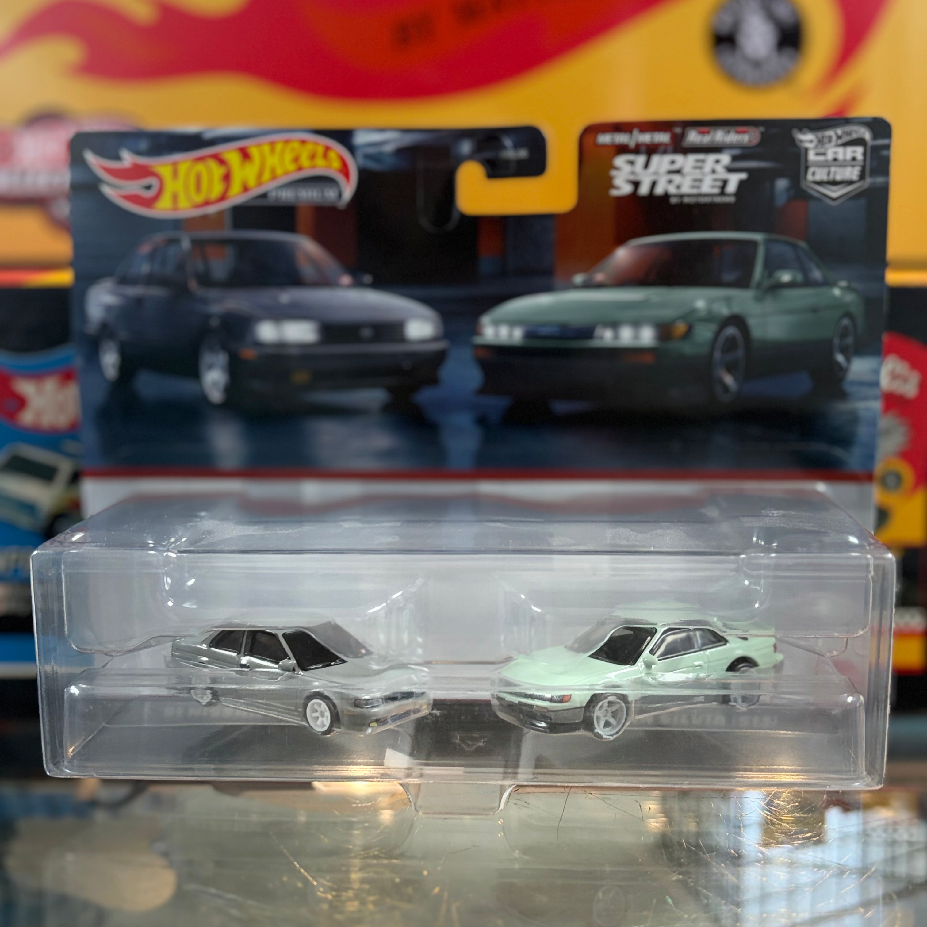Hot Wheels Premium 2-Pack '91 Nissan Sentra SE-R & Nissan Silvia S13