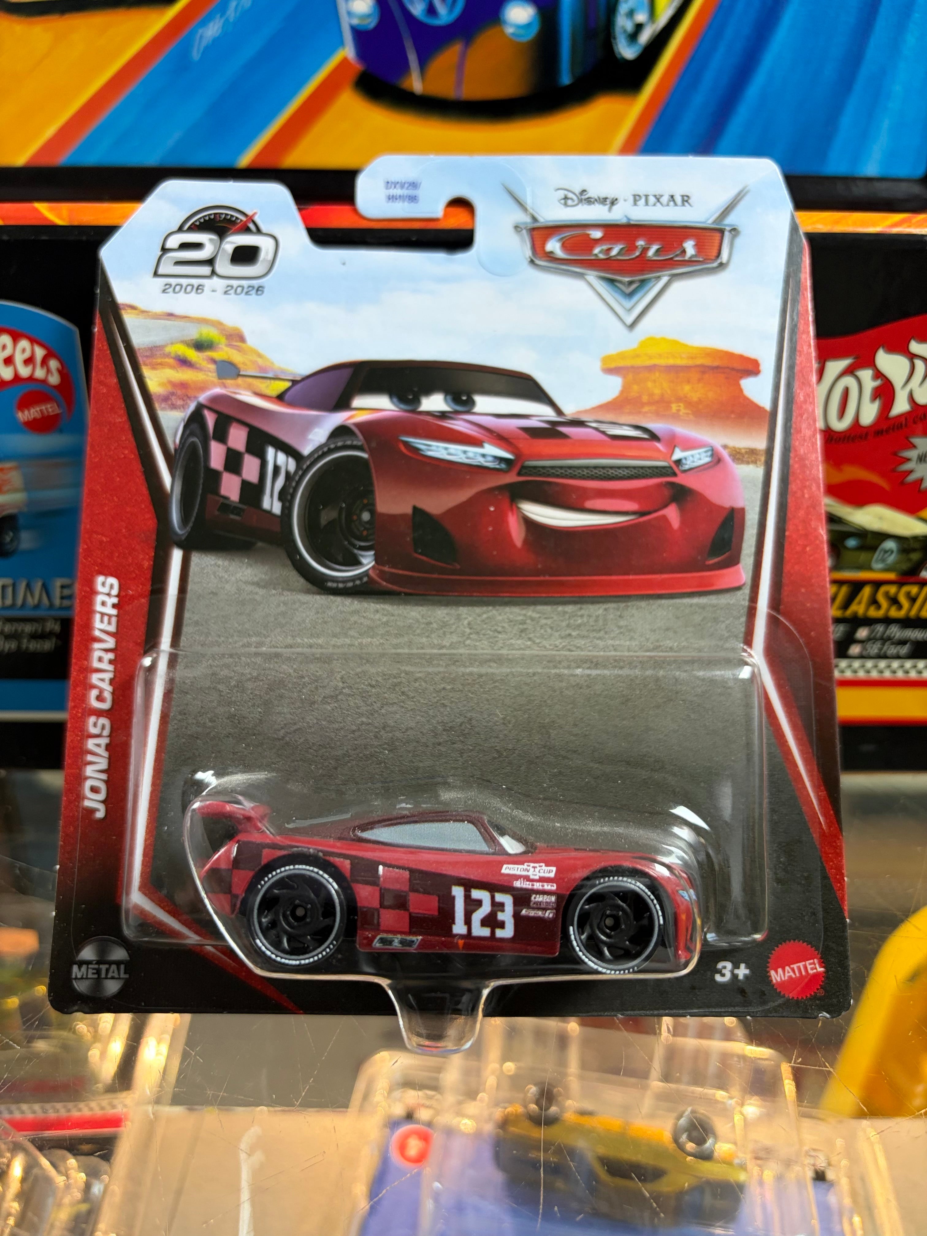 Disney Pixar Cars 20th Anniversary – Jonas Carvers #123