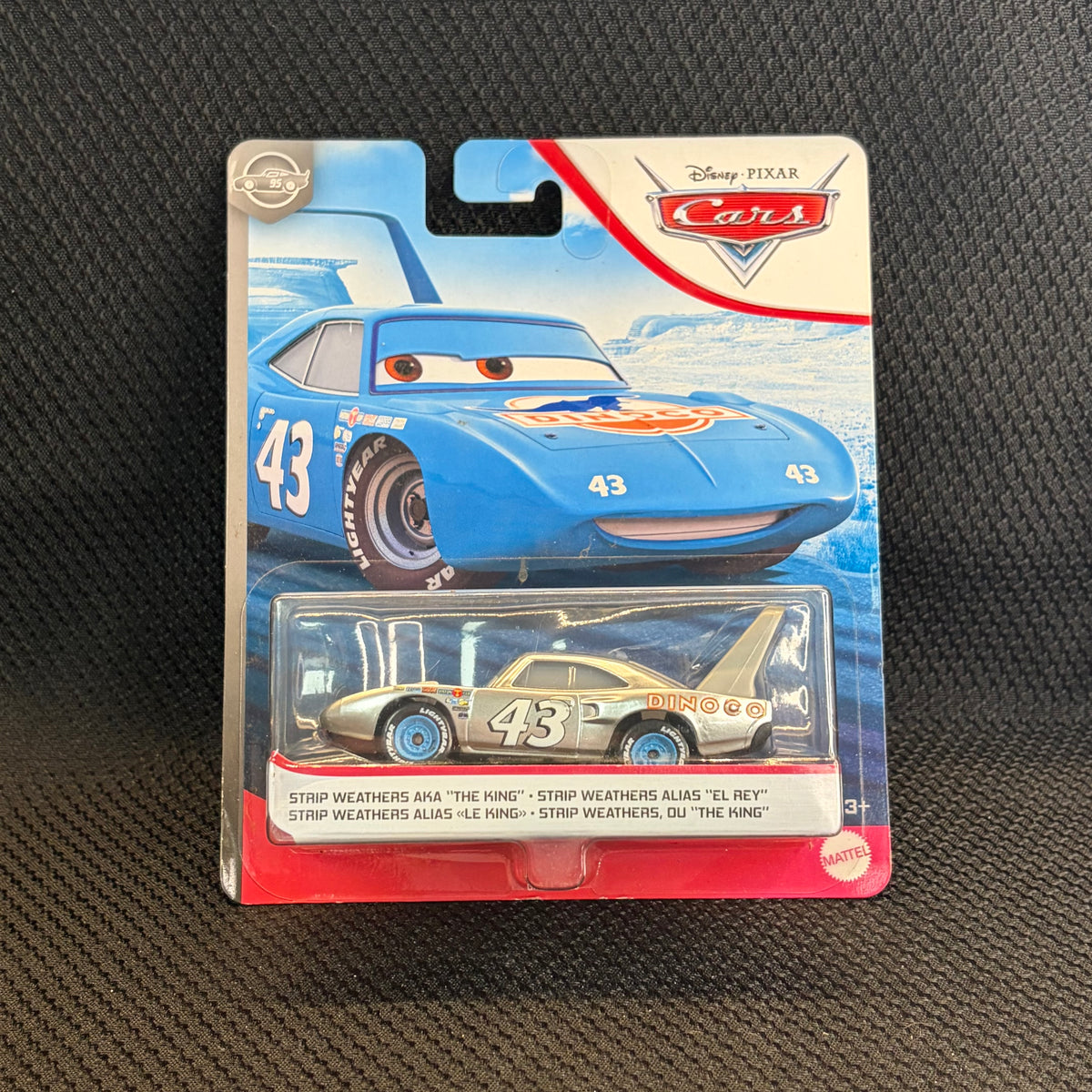 Disney Pixar Cars Strip Weathers The King #43 Dinoco