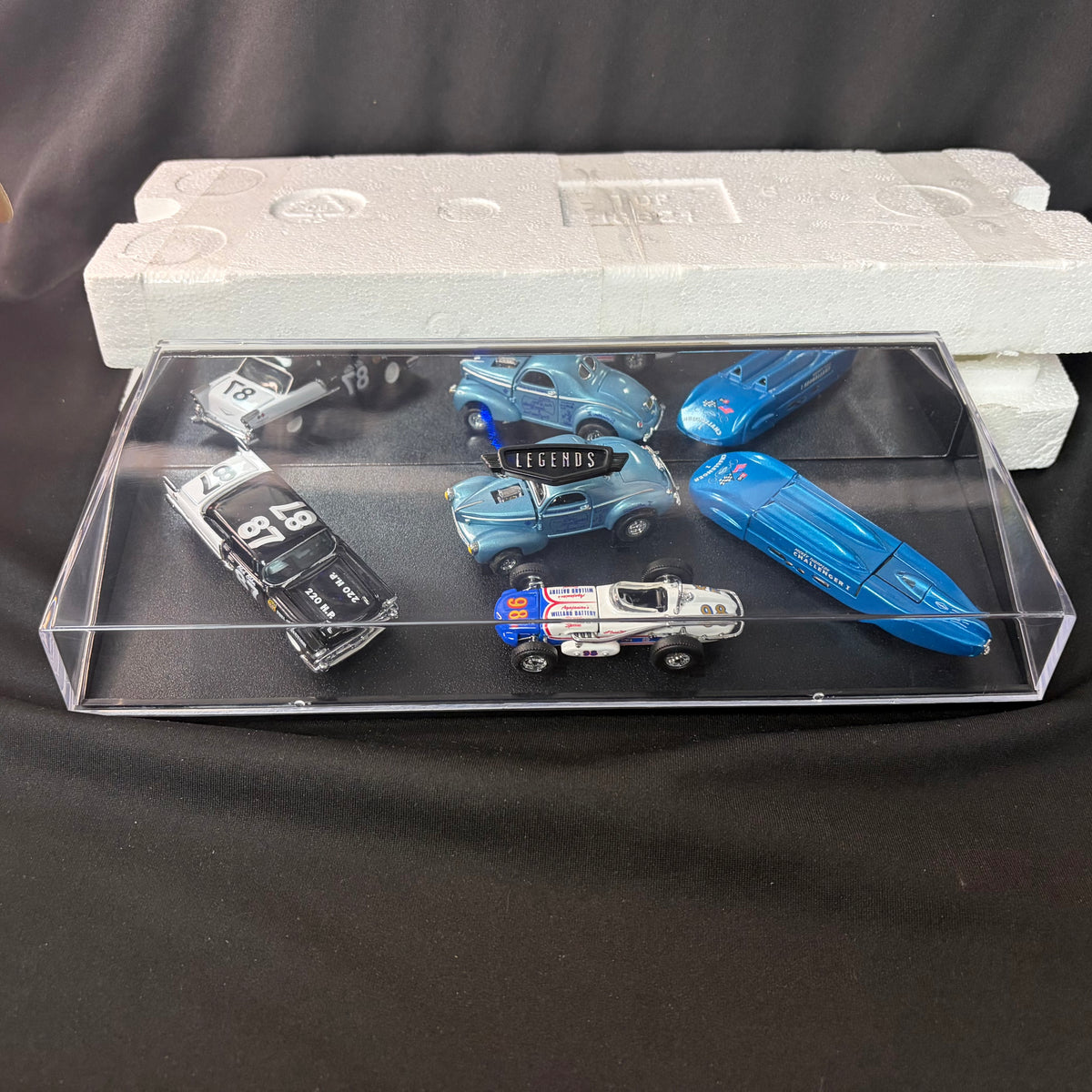 Hot Wheels '97 Legends Vintage Record Holders 4-Car w/ Case