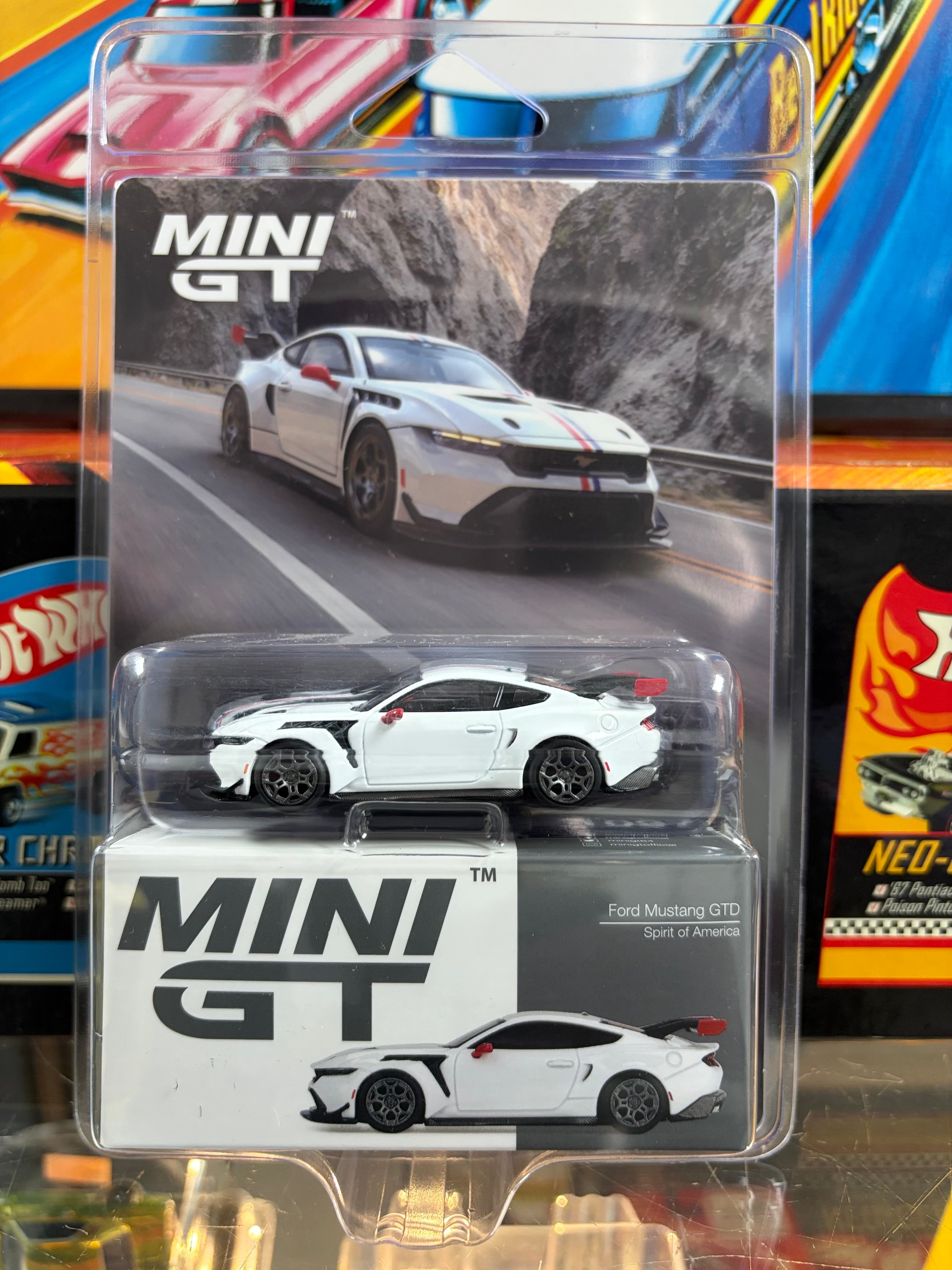Mini GT #1097 Ford Mustang GTD – Spirit of America