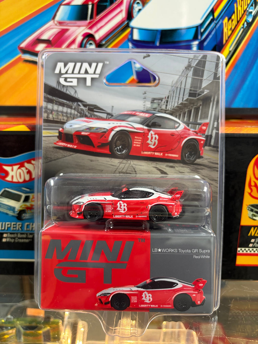 Mini GT #1103 LB WORKS Toyota GR Supra Red