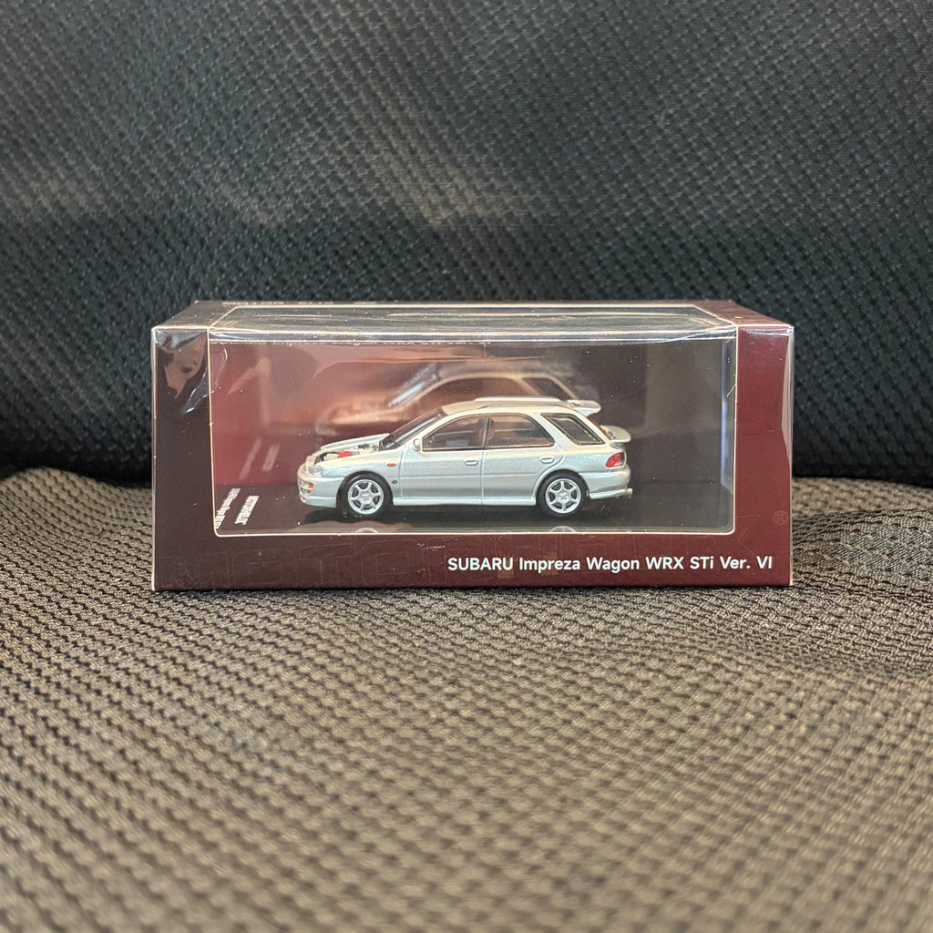 Motorhelix Subaru Impreza Wagon WRX STi Ver. VI Arctic Silver Metal