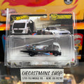 Hot Wheels Team Transport 2024 Ford Mustang RTR SPEC 5-FD & Aero Lift #90