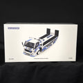 Supcar White H300 Flatbed Trailer Truck Blue & White