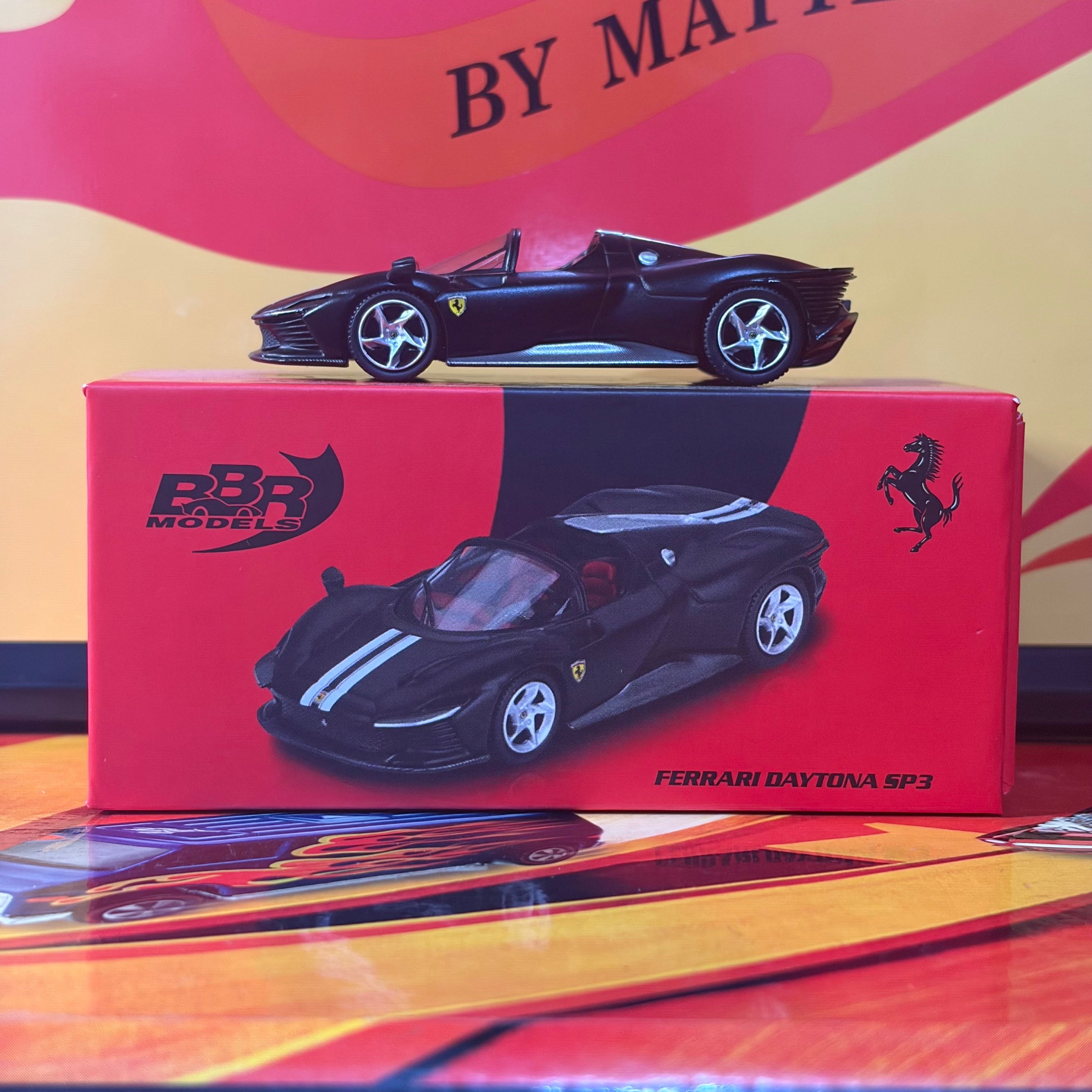 BBR Models 1:64 Ferrari Daytona SP3 – Matt Black – Limited Edition