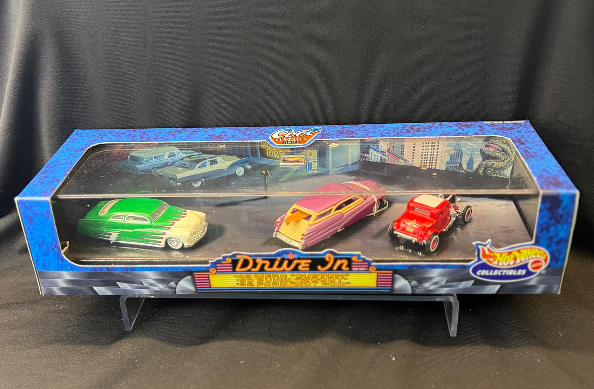 1999 Hot Wheels Cool Classics Series 4 Drive In 3-Car Set