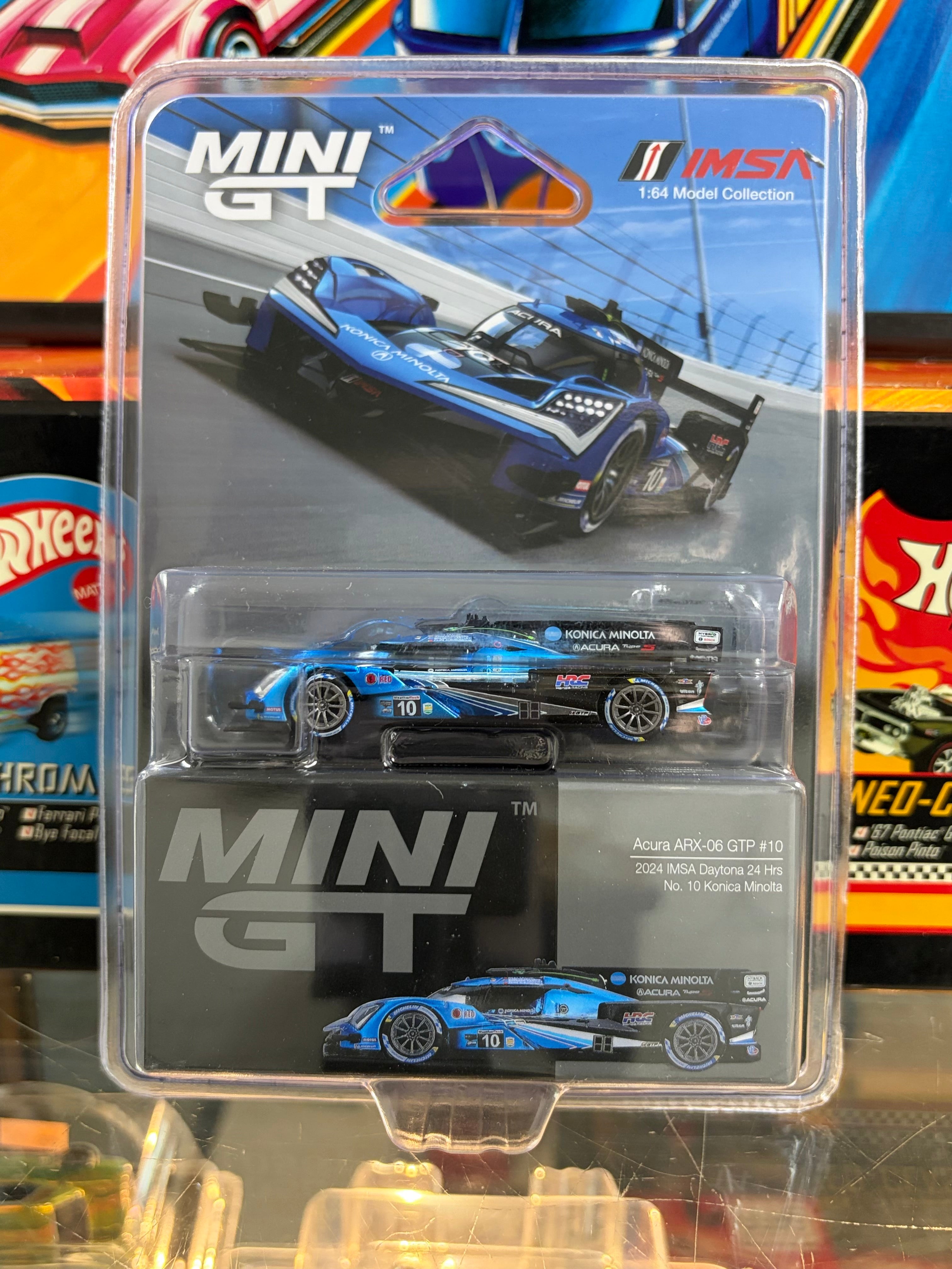 Mini GT #1056 Acura ARX-06 GTP #10 Wayne Taylor Racing with Andretti 2024 IMSA Daytona 24 Hrs