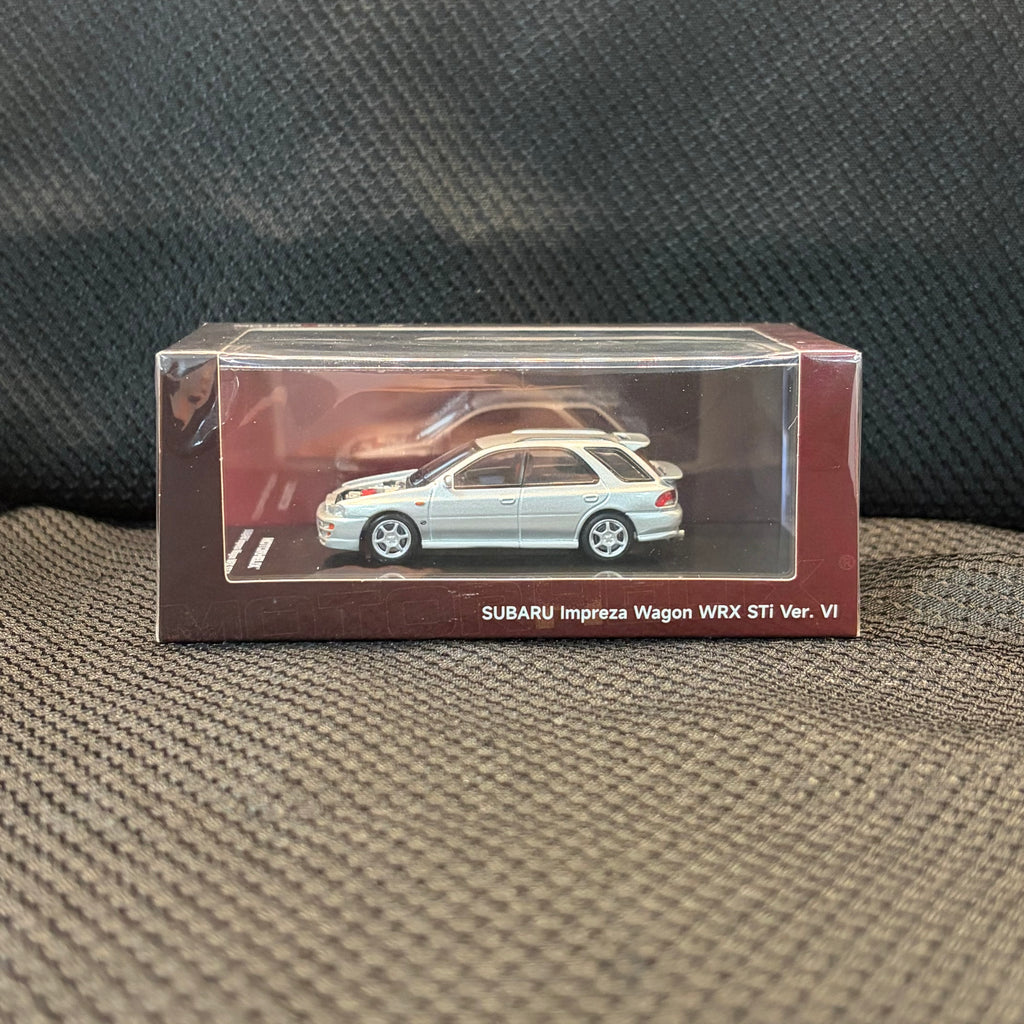 Motorhelix Subaru Impreza Wagon WRX STi Ver. VI Arctic Silver Metal