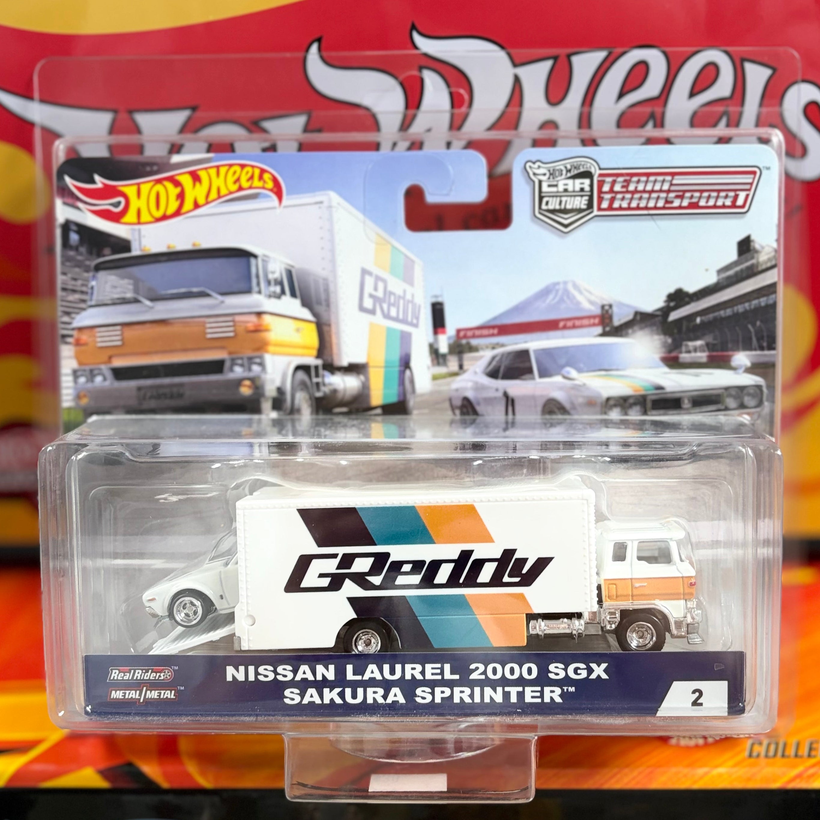 Hot Wheels Team Transport #2 Nissan Laurel 2000 SGX & Sakura Sprinter