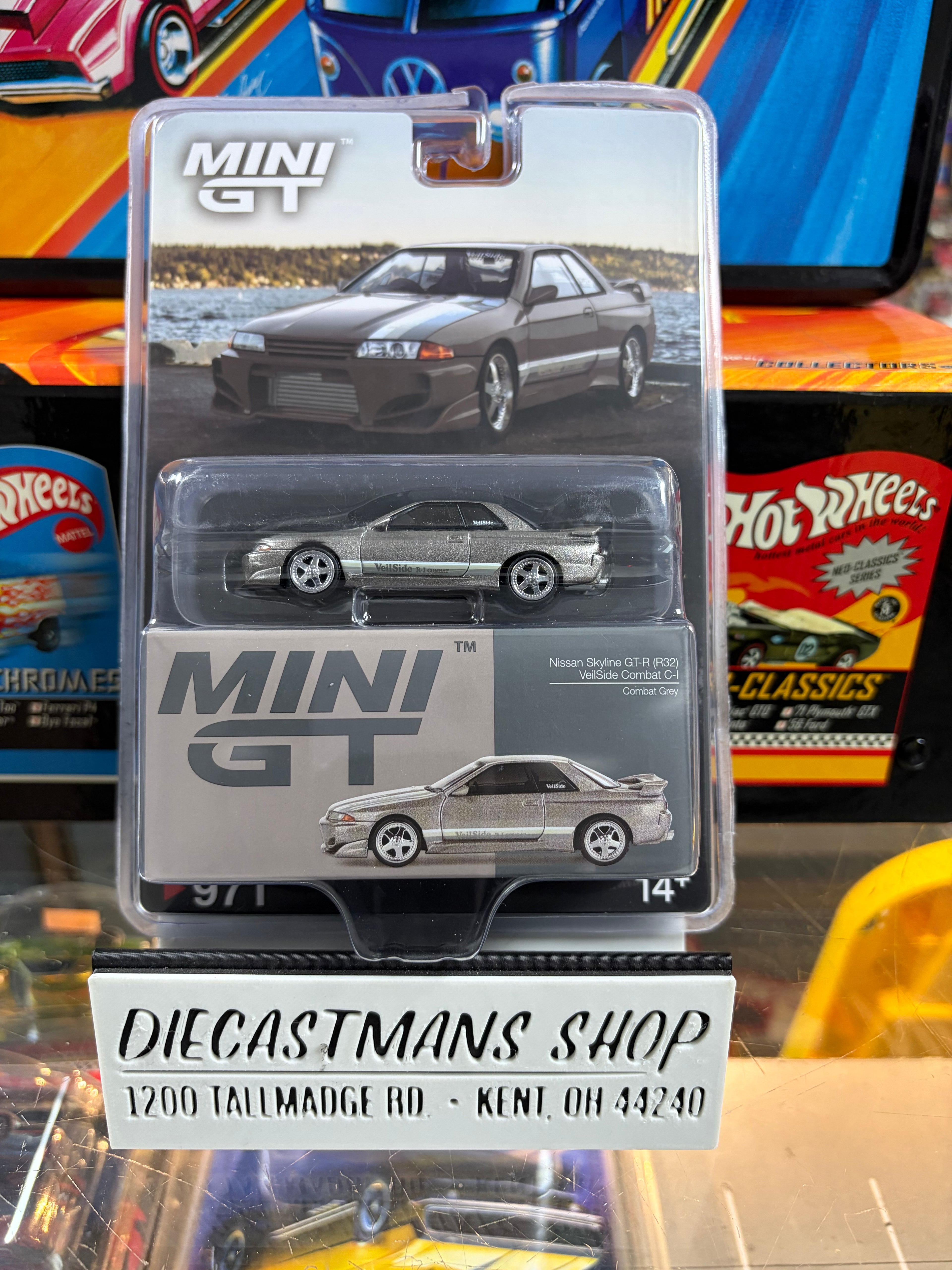 Mini Gt Nissan Skyline GT-R (R32) Veilside Combat C-I Veilside Combat #971Grey