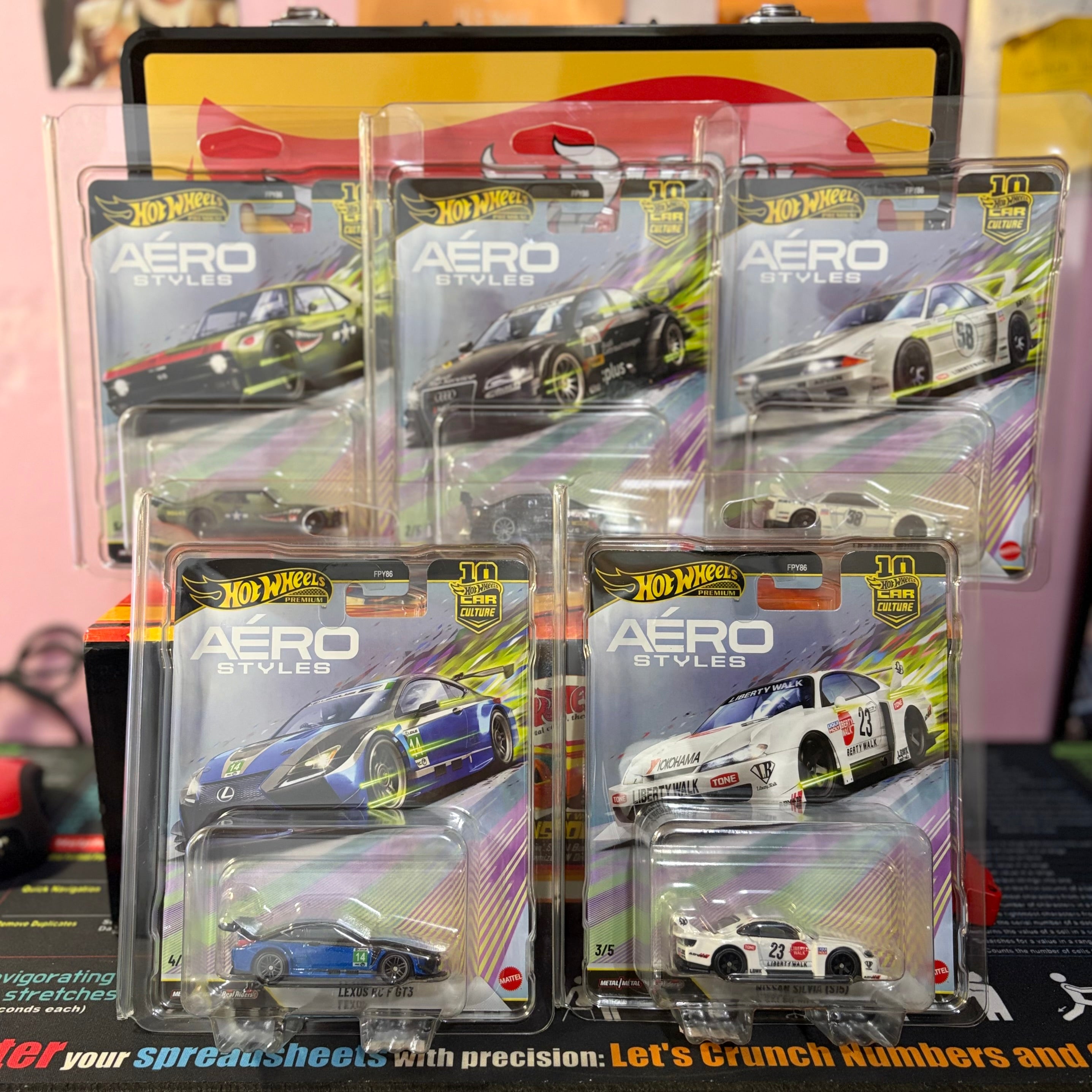 Hot Wheels Premium Car Culture Aero Styles Full Set (5 Cars)