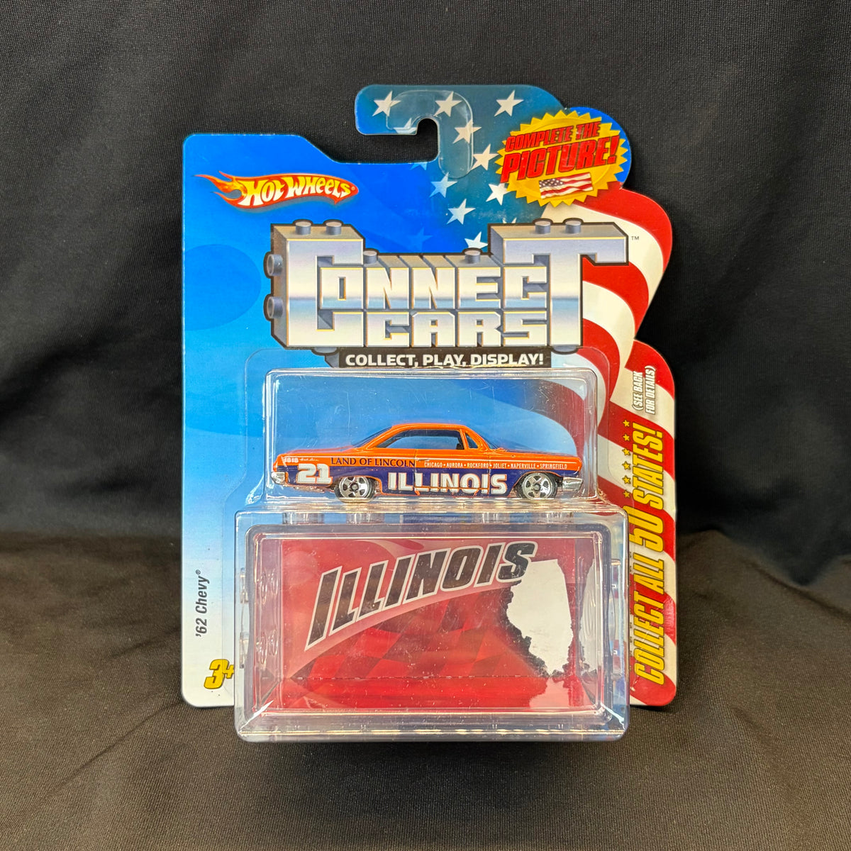 Hot Wheels Connect Cars – '62 Chevy – Illinois