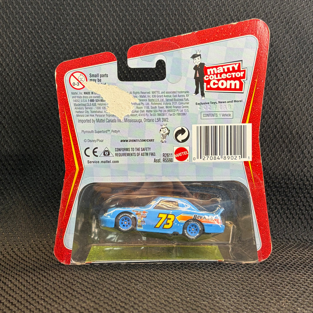 Disney Pixar Cars No. 73 Rev 'n' Go Synthetic Rubber Tires