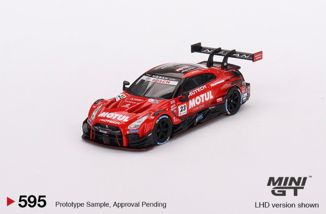 Mini GT #595 Nissan GT-R Nismo GT500 #23 MOTUL AUTECH GT-R