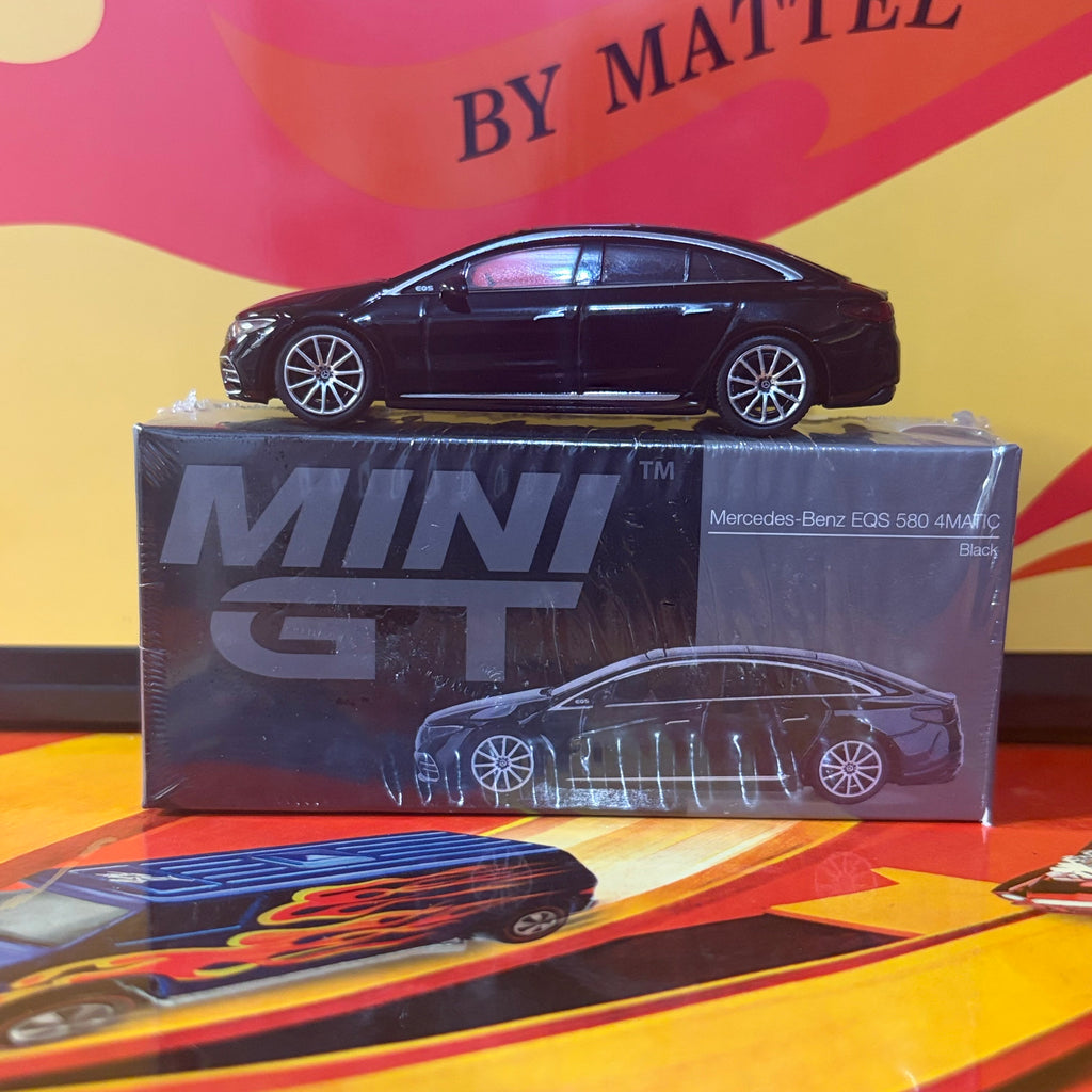 Mini GT #694 Mercedes-Benz EQS 580 4MATIC (Black) (RHD)