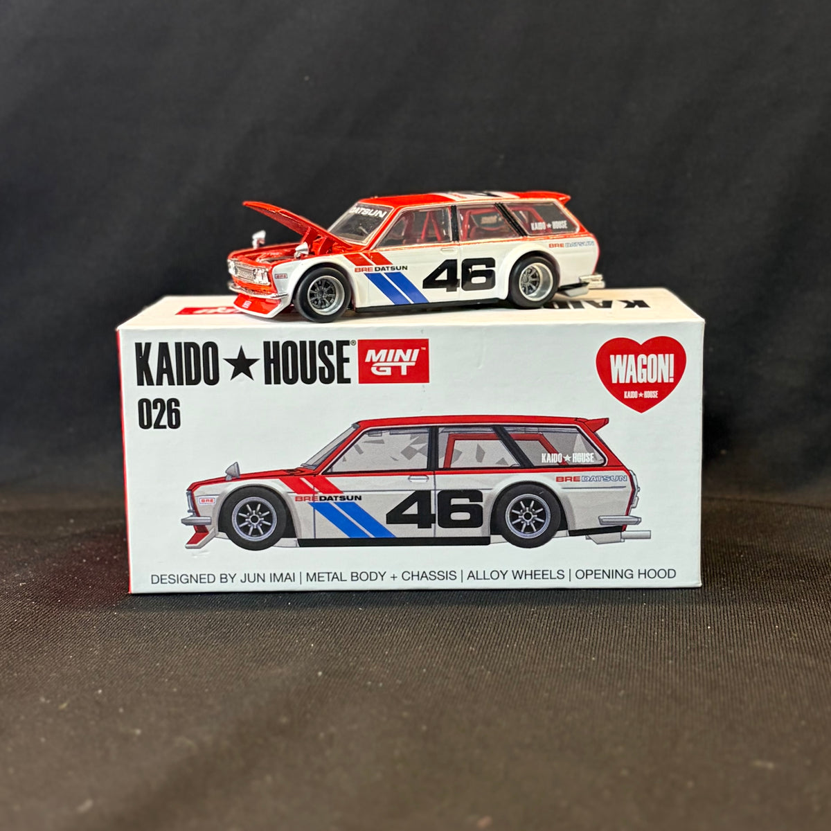 Kaido House x Mini GT Datsun 510 Wagon BRE V1