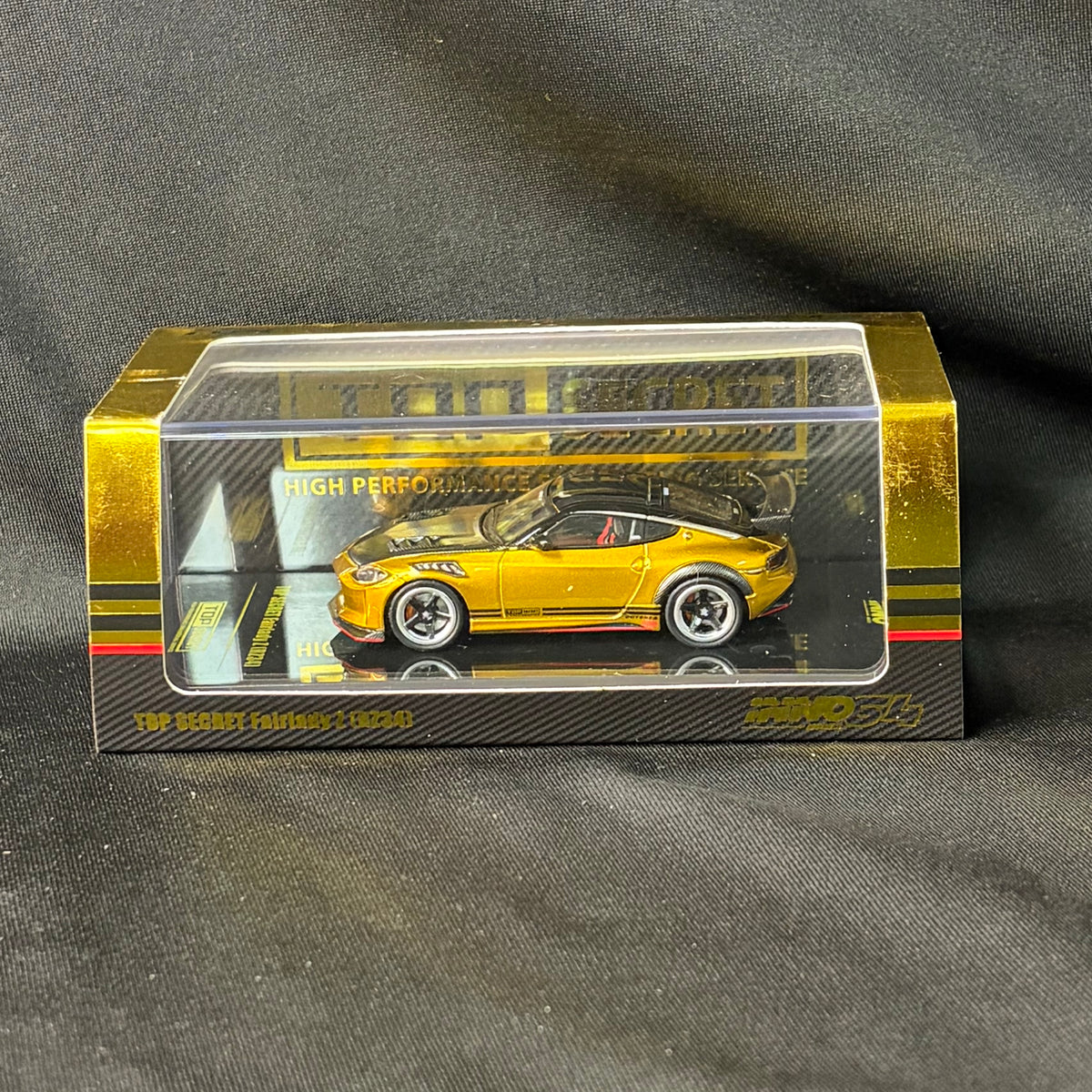 INNO64 1:64 Top Secret Nissan Fairlady Z (RZ34) Gold