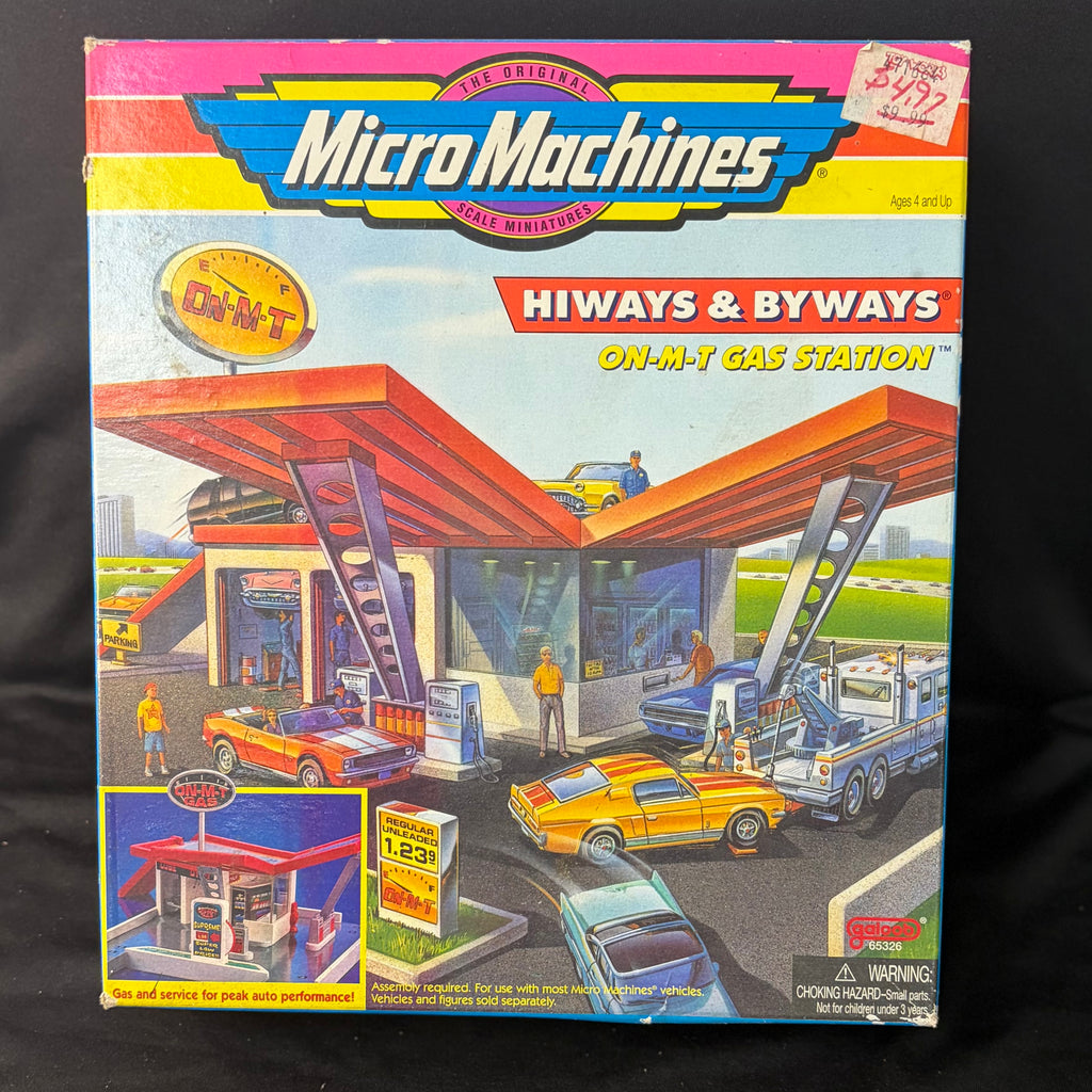 1998 Micro Machines Hiways and Byways On-M-T Gas Station