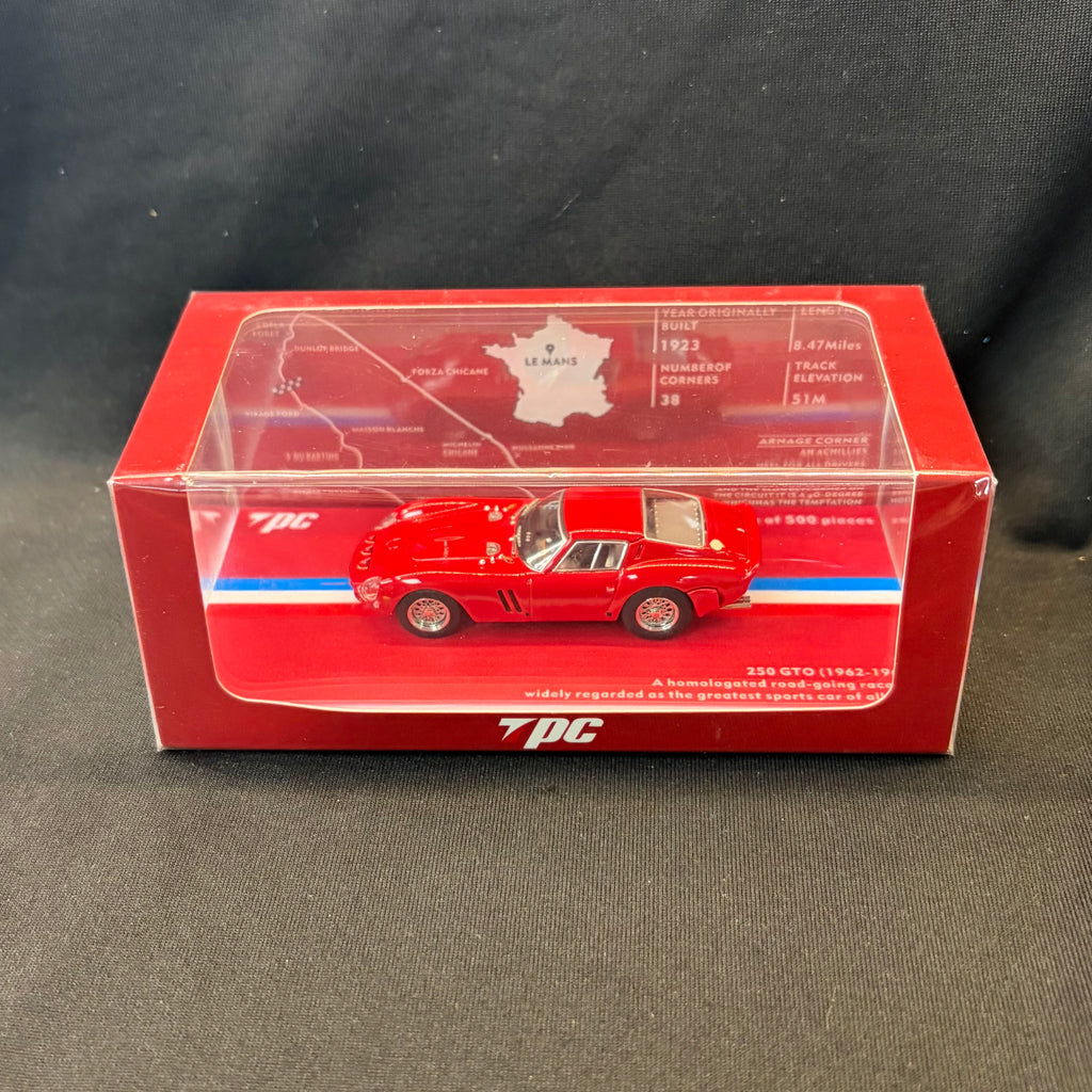 TPC Ferrari 250 GTO #19 Red Diecast Car