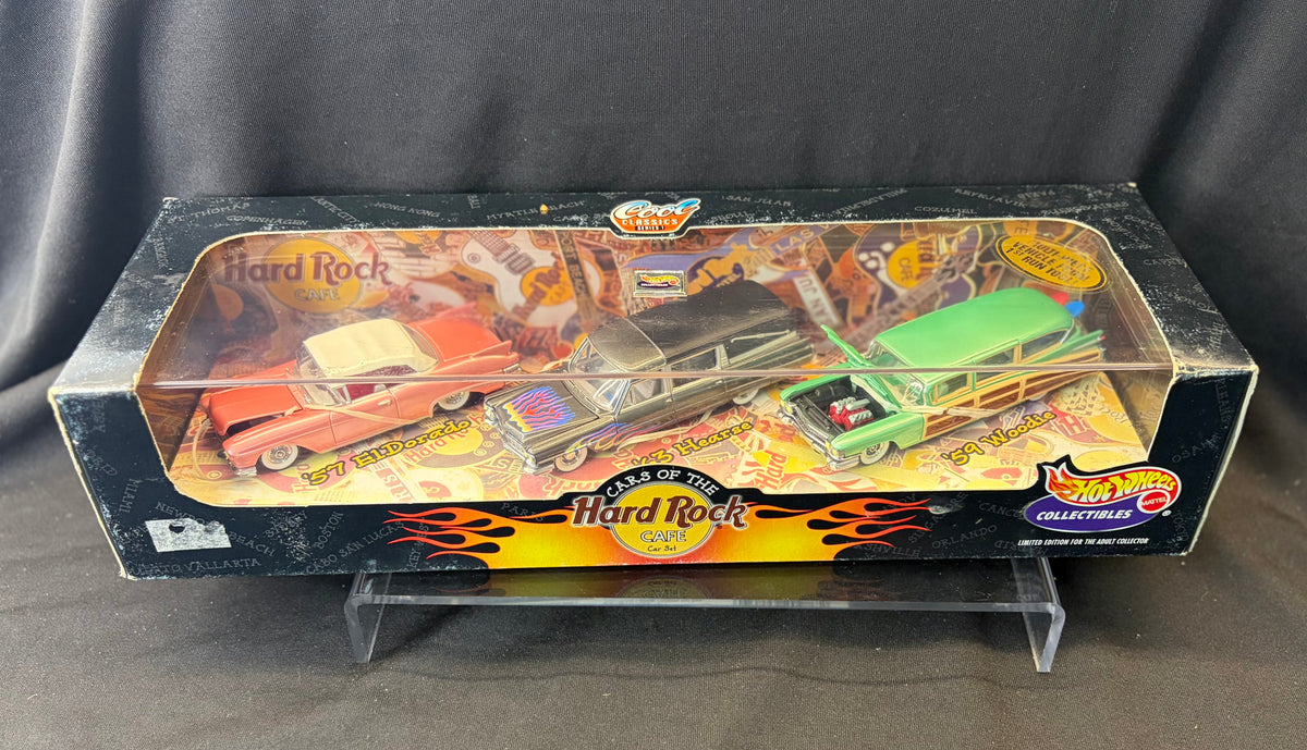 Hot Wheels Cool Classics Series 1 Hard Rock Cafe 3-Car Set
