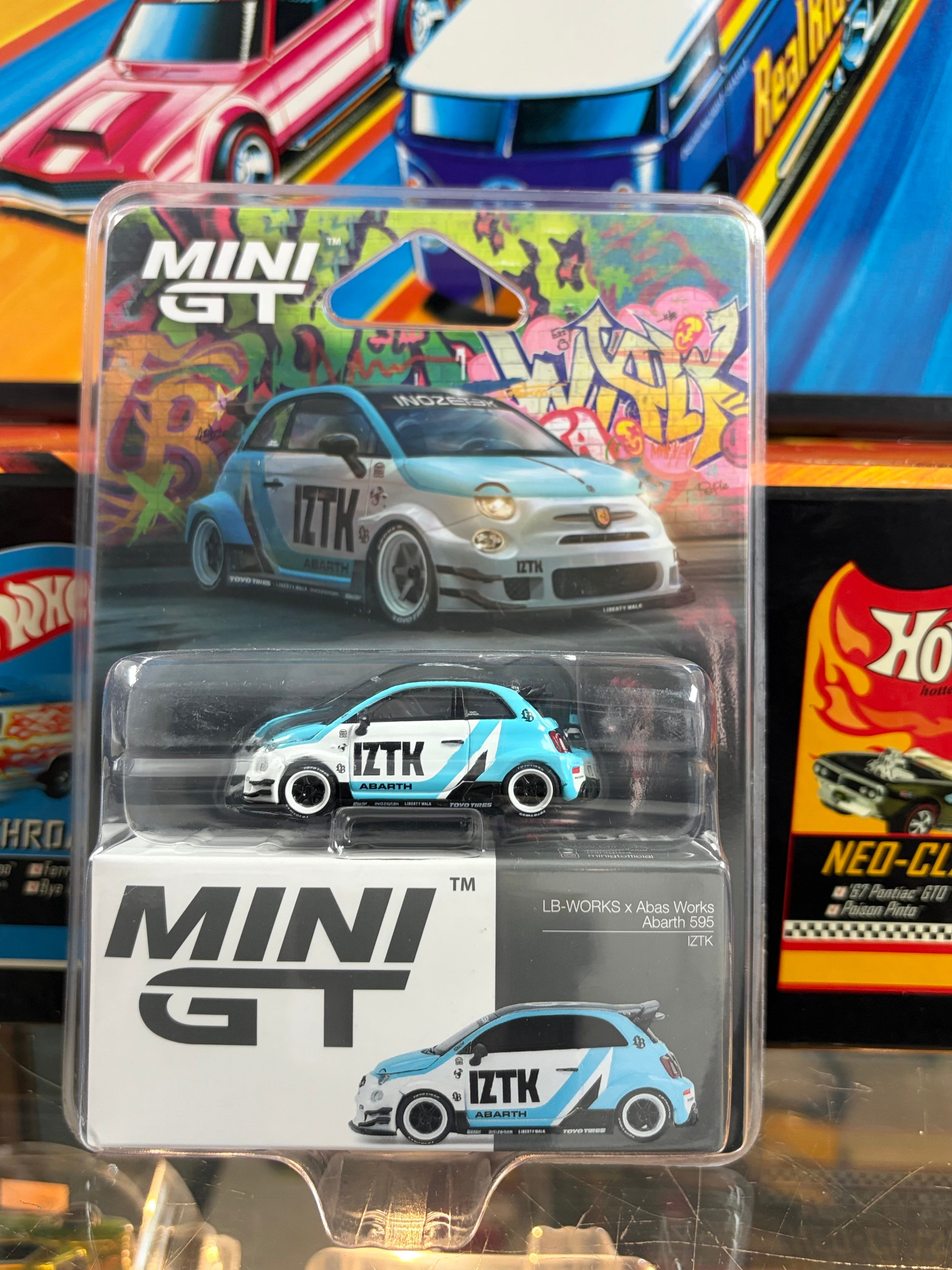 Mini GT #1051 Abarth 595 LB-WORKS x Abas Works - IZTK