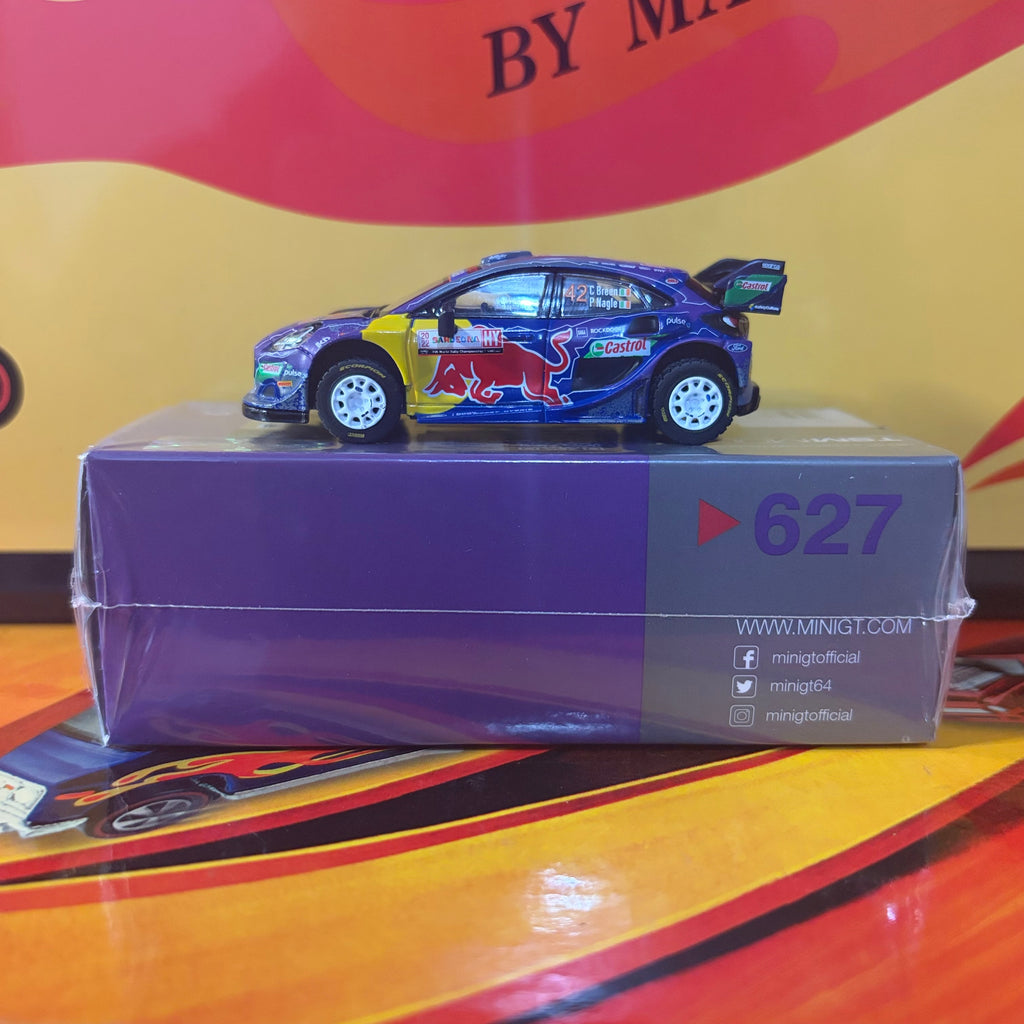 Mini GT #627 Ford Puma Rally1 #42 Sardegna 2022 (LHD)