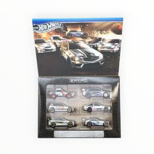 2024 Hot Wheels Silver Series ZAMAC Diecast Car 6-Pack (1:64)