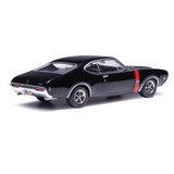 1968 Oldsmobile 442 W-30 - Ebony Black w/ Red Stripes 1:43 Scale IXO AMERICA