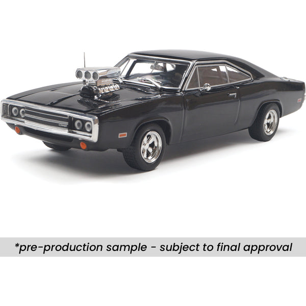 1970 Dodge Charger Blown Engine Black 1:43 IXO AMERICA Die-Cast