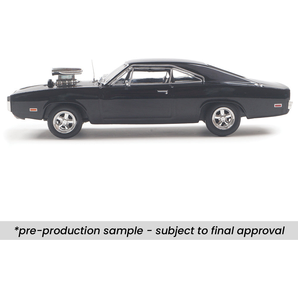 1970 Dodge Charger Blown Engine Black 1:43 IXO AMERICA Die-Cast