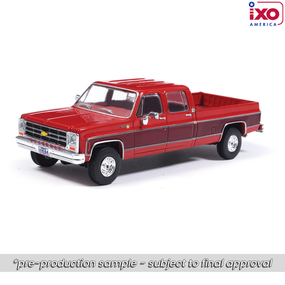 IXO 1979 Chevrolet Scottsdale K20 - Carmine Red / Dark Carmine Red