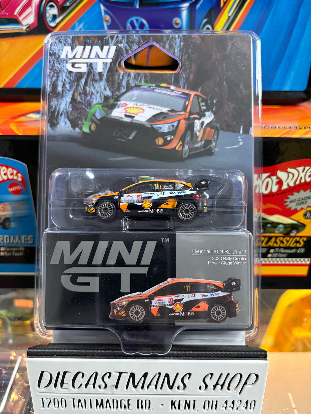 MINI GT #972 Hyundai i20 N Rally1 #11 – 2023 Rally Croatia Power Stage Winner