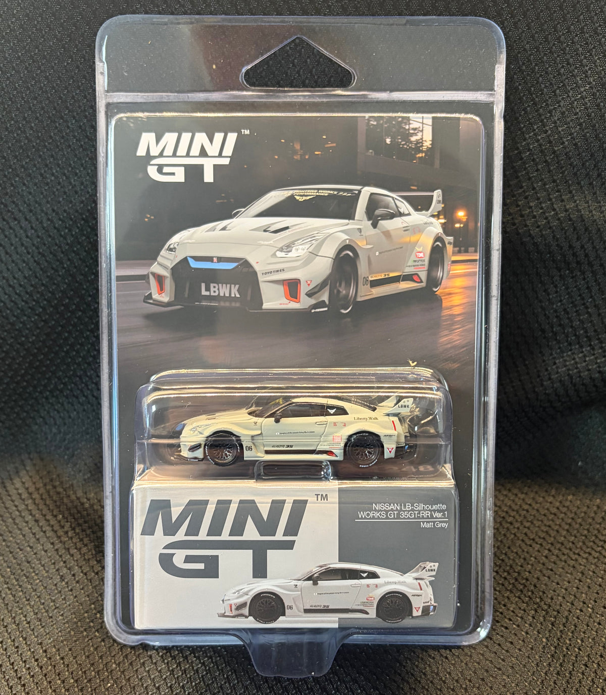 Mini GT #1248 Nissan LB-Silhouette Works GT 35GT-RR Ver.1 Matte Grey