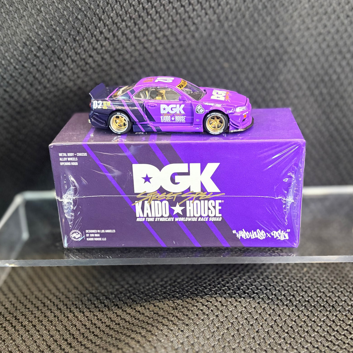 Kaido House DGK Purple Nissan Skyline GT-R (R34)