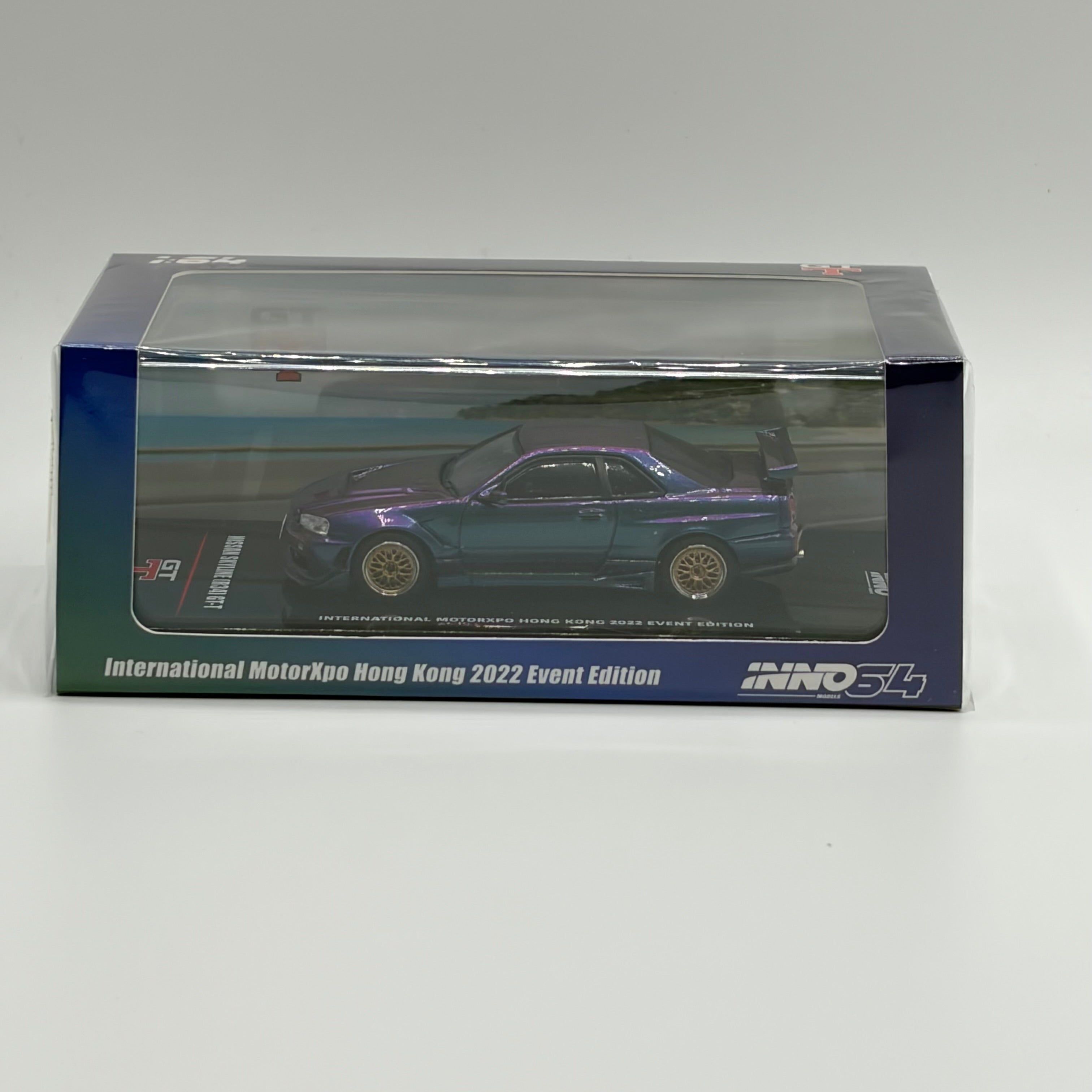 INNO64 Nissan Skyline R34 GT-T Magic Purple Hong Kong