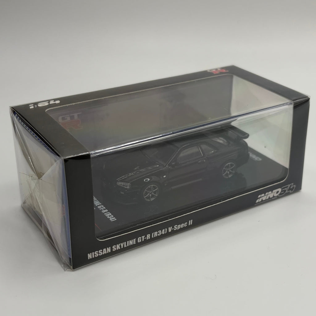 INNO64 Nissan Skyline GT-R (R34) V-Spec II Black 1:64