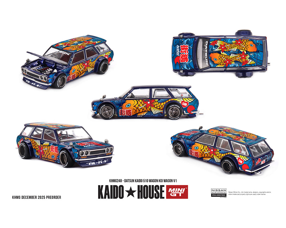 Kaido House #248 Datsun Kaido 510 Wagon Koi Wagon V1 - Blue