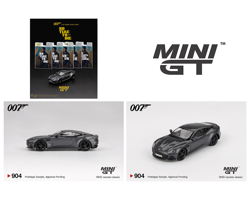 Mini GT 1:64 Aston Martin DBS James Bond 007 “No Time To Die” – English Packaging – Limited Edition