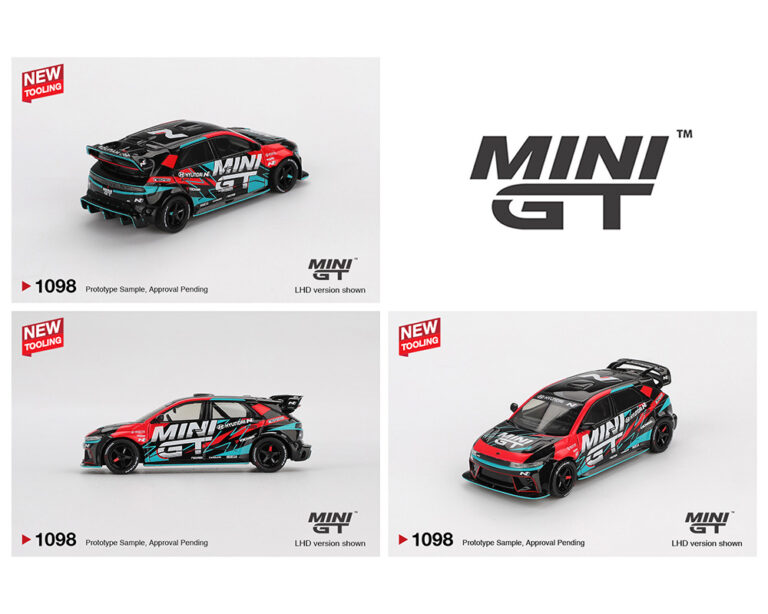 Mini GT #1098 Hyundai Ioniq 5N Mini GT RS-01T – 2025 Tokyo Auto Salon Black 1/64