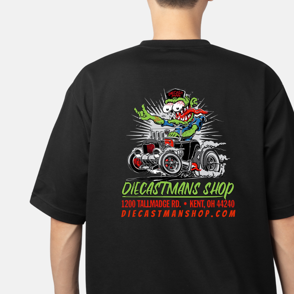 Diecastman's Shop T-Shirt Green