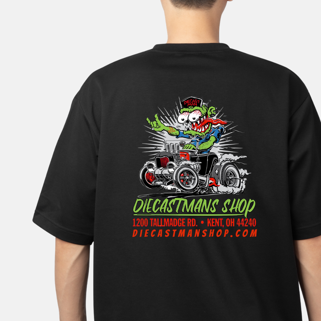 Diecastman's Shop T-Shirt Green