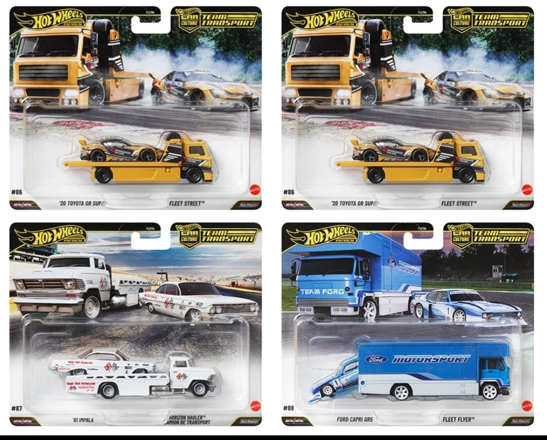 Hot Wheels 1:64 Team Transport 2025 J Case